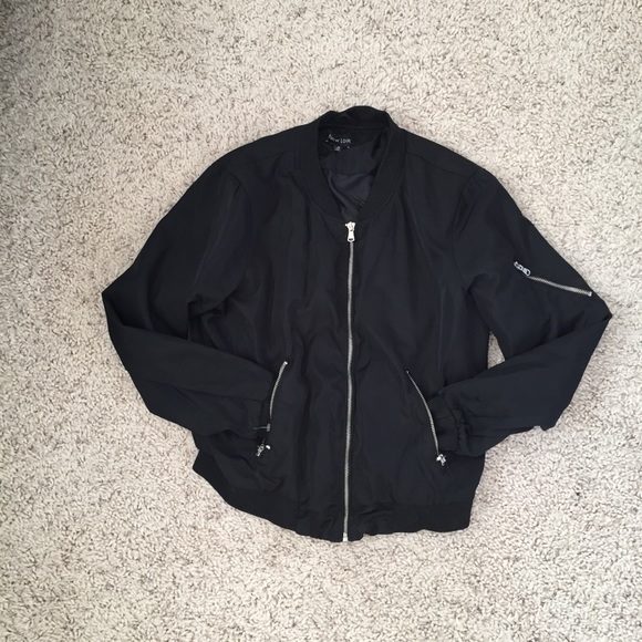 Girl power black zip up jacket - Picture 2 of 5